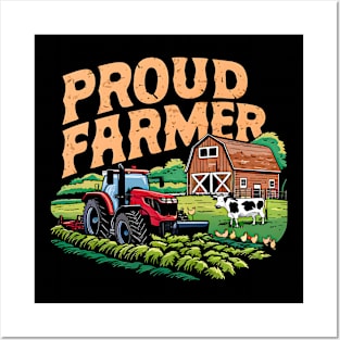 Proud Fermed | Farming love Posters and Art